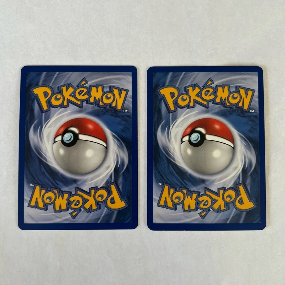 Vintage Pokemon Caterpie and Metapod Playing Cards